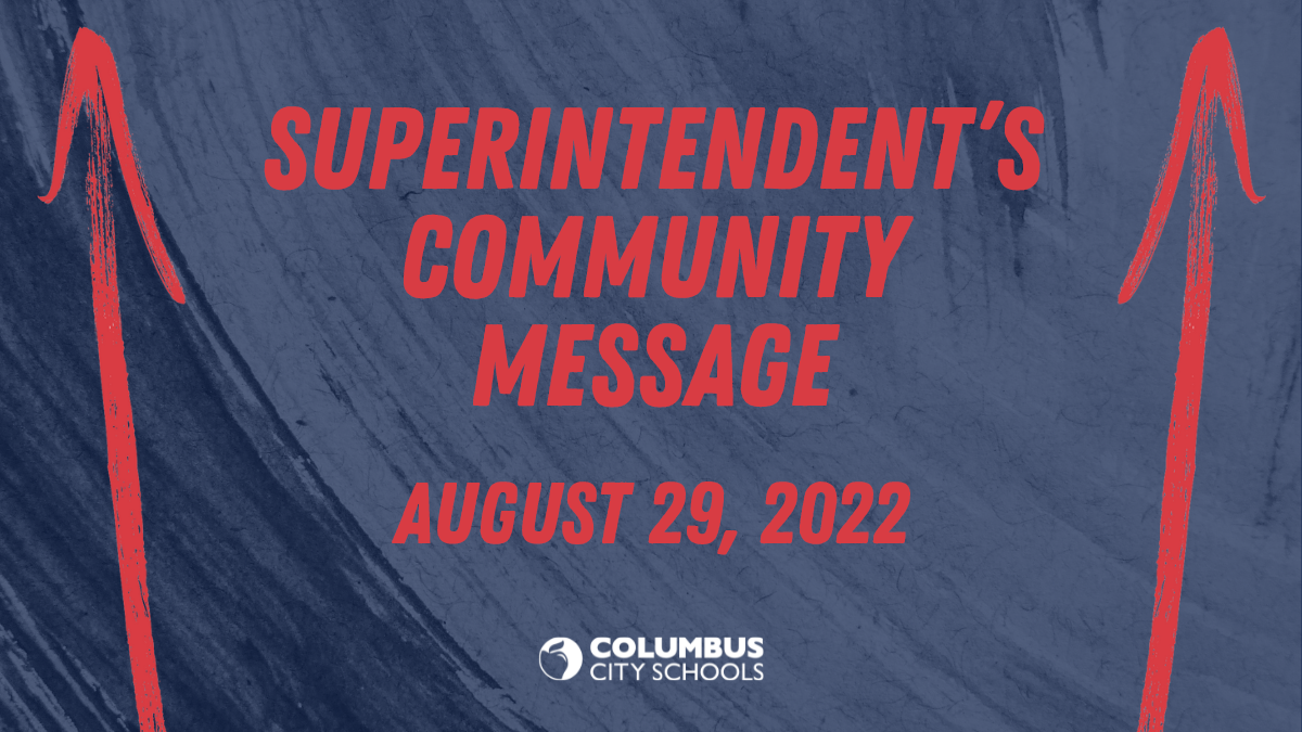 Superintendent's Community Message